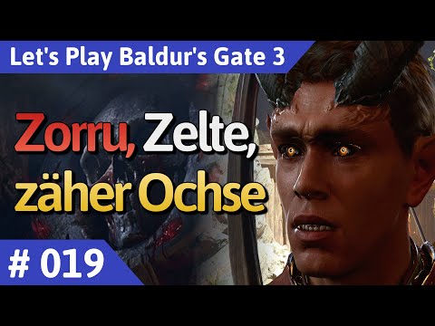 Baldur's Gate 3 deutsch Teil 19 - Zorru, Zelte, zäher Ochse Let's Play