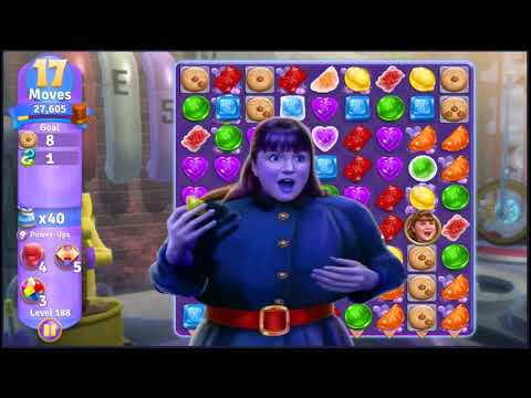 Wonka's World of Candy Level 188 - NO BOOSTERS + FULL STORY 🍫 | SKILLGAMING ✔️