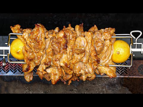 How to make chicken shawarma with grilled garlic bread