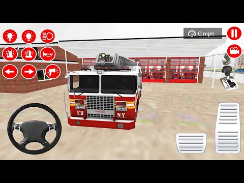 Real Fire Truck Driving Simulator - New Fire Fighting Fireman's Daily Job -  Best Android Games #12