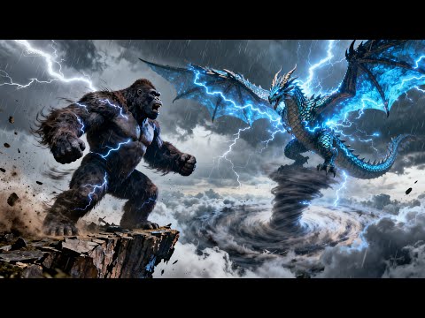 Battle Million Years Ago I King Kong vs The Storm Wyvern Titan: Sky-Breaking Battle