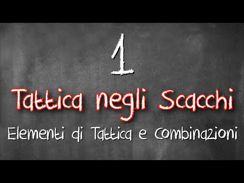 Tattica negli Scacchi 1 - Introduzione - Elementi di Tattica e Combinazioni