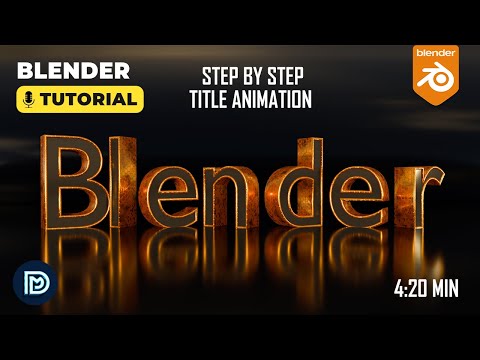 Blender Tutorial Simple 3D Text Animation in Blender 4.2