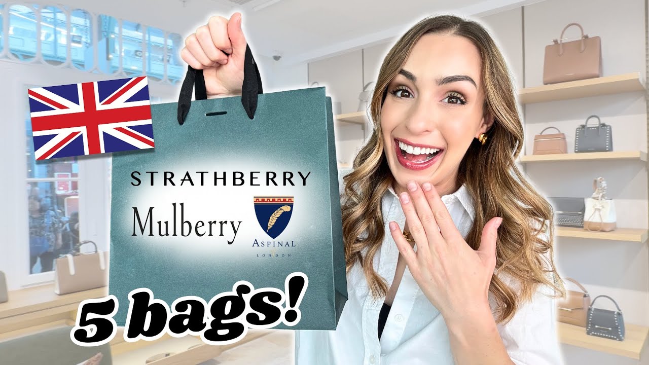 WHAT I BOUGHT IN LONDON MID-RANGE HANDBAGS, LUXE BEAUTY | STRATHBERRY, MULBERRY, ASPINAL OF LONDON