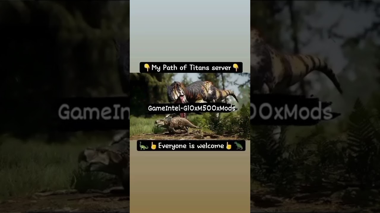 @PathofTitans join my server👇 GameIntel-G10xM500xMods