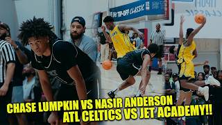 #1 PG Nasir Anderson SHIFTY AF DEBUT VS 4⭐️ SHARPSHOOTER Was Standing Room ONLY | ATL CELTICS VS JET