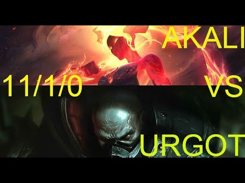 Akali vs Urgot TOP 8 23