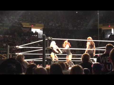 Becky Lynch/Asuka/Tamina vs Alexa Bliss/Natalya/Carmella- WWE Live (Johnson City)