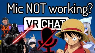 Why your VRCHAT mic isn't working (PC - Quest 2)