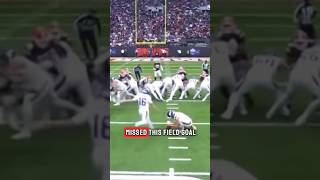 The game winning kick hit the camera cable! #shorts #nfl #viral