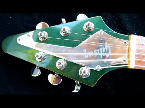 Video! 2002 Gibson '58 Flying V Mahogany Satin Metallic Blue (Aged Green) image 26