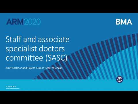 Staff and associate specialist doctors committee report - ARM 2020