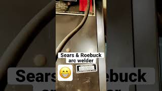 Vintage sears and roebuck arc welder￼