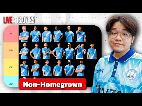 Non-Homegrown และ สถิติการออกบอลของประตู | CityCenter