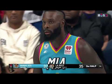 2025 BIG3 Week 1 Game Highlights | Miami 305 vs. LA Riot - Dwight Howard vs. Lance Stephenson