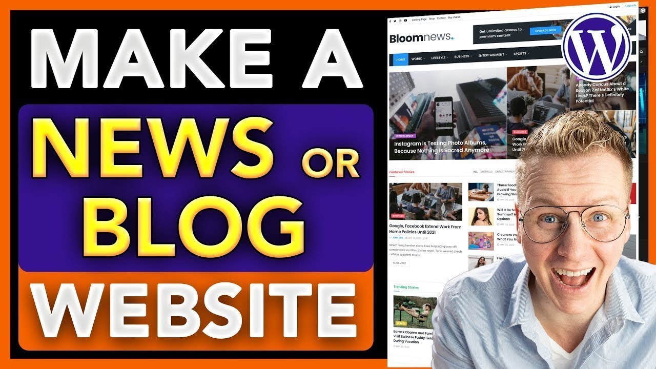 🚀 Create a Professional Blog or News Website – Step-by-Step WordPress Tutorial!