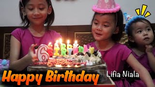 Download lagu SELAMAT ULANG TAHUN NIALA Ke 6 Happy Birthday 6th ... mp3