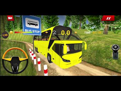 Offroad Bus Transport Simulator - Uphill Bus Driving #2 - Android Gameplay