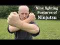 Nine Positions Of Ninjutsu These Kamae Are From The Bujinkan Koto Ryu Influence Budo Ninpo Taijutsu