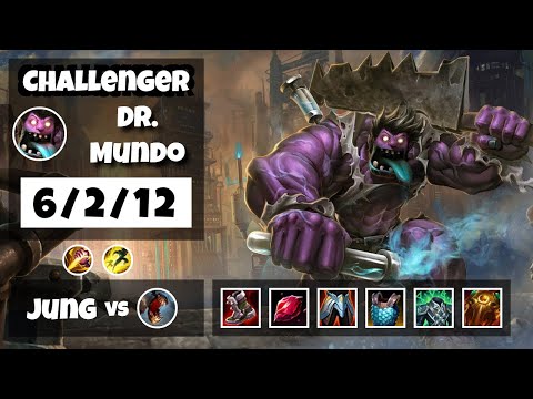 Dr. Mundo vs Fiddlesticks EU Challenger JUNGLE (6/2/12) - v11.6