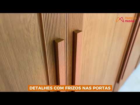 Video thumbnail of Guarda Roupa Casal San Miguel 6 Portas 6 Gavetas Rufato
