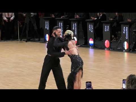 Lipowski - Kucerova, World Championship Latin 2025, 1/4 Final, Rumba