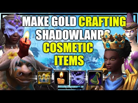Craft these Shadowlands cosmetics to MAKE A LOT OF GOLD!! WoW Gold Making Shadowlands 9.1.5