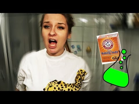 using BAKING SODA to BLEACH my hair..because SCIENCE