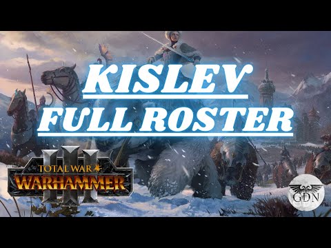 Total War Warhammer 3 - Kislev Roster (All Units)