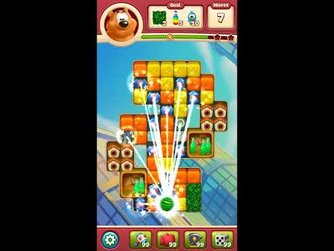 Toon Blast Level 7628 - NO BOOSTERS 🐻🐺🐱 | SKILLGAMING ✔️