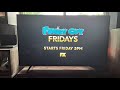 Family Guy Fridays FX Promo