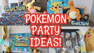 POKÉMON THEMED BIRTHDAY PARTY / POKÉMON PARTY IDEAS / POKÉMON PARTY DECORATIONS