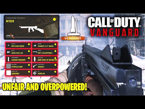*UNSTOPPABLE* RAPID FIRE M1928 CLASS is OVERPOWERED on VANGUARD 🔥 (Best M1928 Class Setup Loadout)