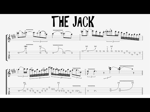 AC/DC - THE JACK - Guitar Solo Tutorial (Tab + Sheet Music)