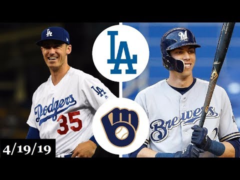 Los Angeles Dodgers vs Milwaukee Brewers Highlights | April 19, 2019