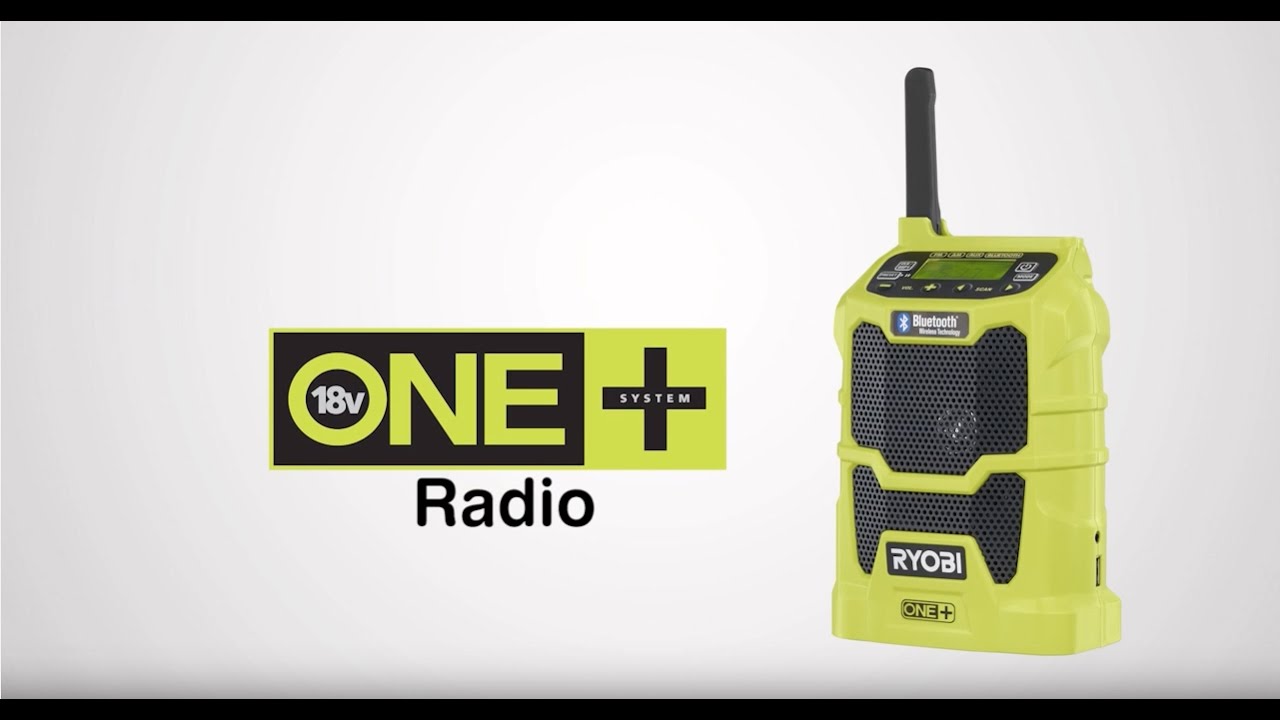 Ryobi ONE+ Bluetooth Radio 18V R18R0 Tool Only
