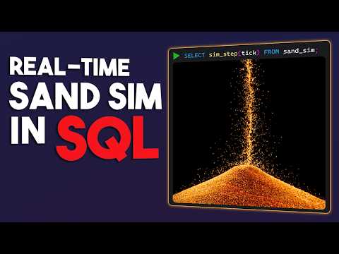 I Made Real-Time Sand Simulation in SQL
