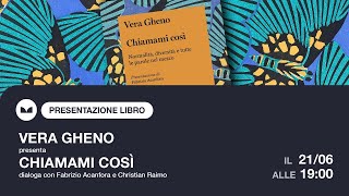 Vera Gheno presenta “Chiamami così” – Dialogo con Fabrizio Acanfora e Christian Raimo