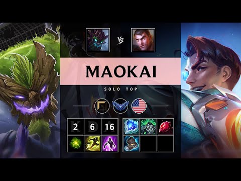 Maokai Top vs Jayce - NA Diamond Patch 25.13