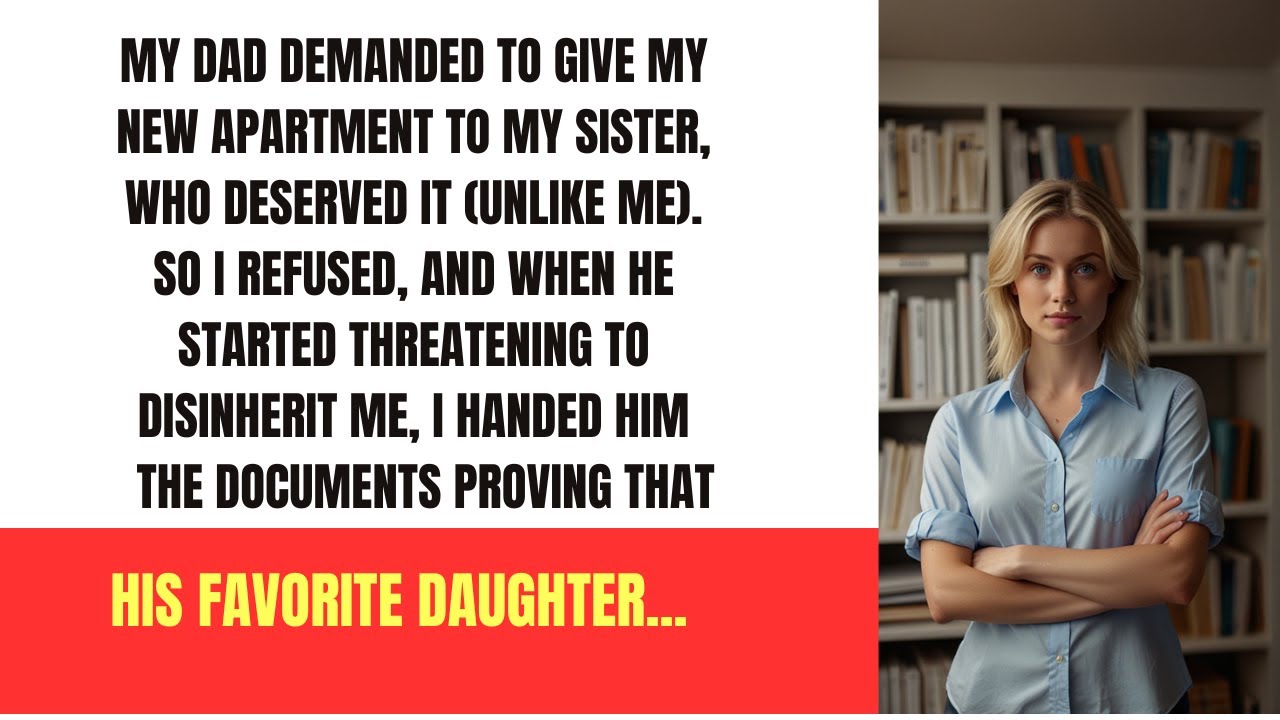 My Dad Demanded To Give My New Apartment To My Sister, Who Deserved It. So I Refused, And When He...