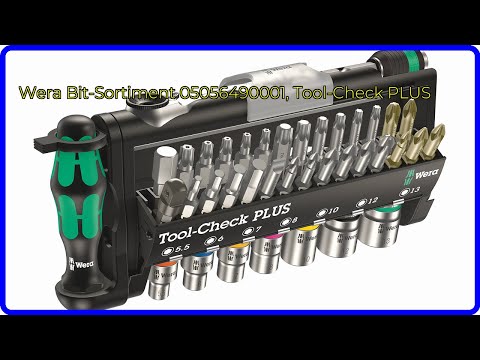 BEWERTUNG (2025): Wera Bit-Sortiment 05056490001, Tool-Check PLUS. WESENTLICHE Einzelheiten