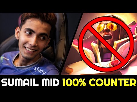 SUMAIL Mid 100% Counter Invoker 7.28 Dota 2