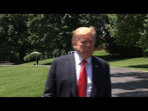 President Trump says he will declassify "millions of pages" of documents related to the origins of the Russia investigation. Leaving Friday for Japan, Trump said the probe was a "hoax" and an "attempted coup" and he wants to know how it started. (May 24)