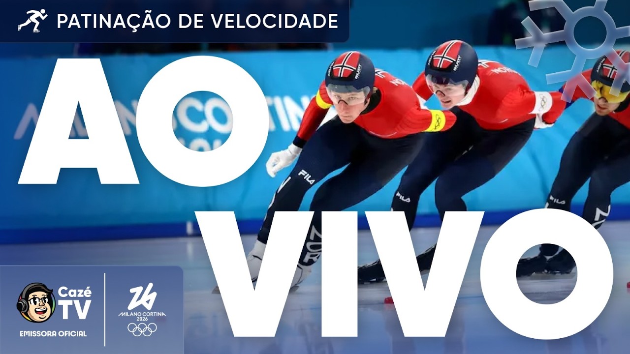AO VIVO: PATINÇÃO DE VELOCIDADE | OLIMPÍADAS DE INVERNO 2026