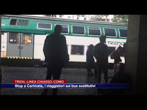 Etg - Treni, linea Chiasso-Como. Stop a Carimate, bus sostitutivi per i viaggiatori