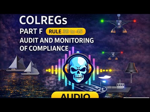 COLREGs Part F – Rules 39 to 45 🎧⚓🧭🚢 Audit & Monitoring of Compliance (Audio Guide)