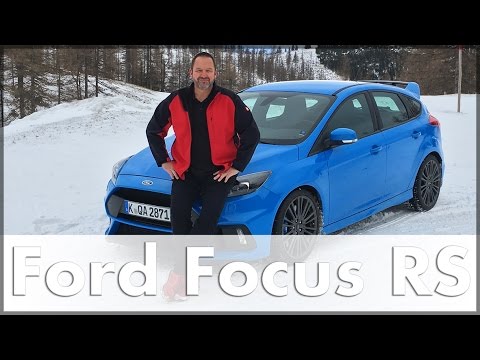 2016 Ford Focus RS test drive in the snow | Test | Driving report | Review | German
