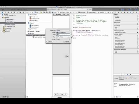 How to change label NSTextField programatically in XCode, Objective-C