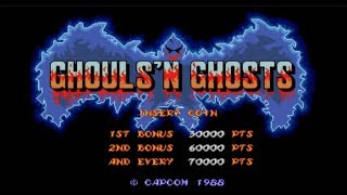 One credit clear - Ghouls N' Ghosts Arcade
