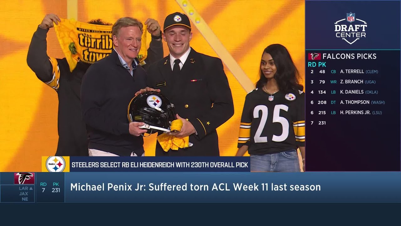 The Pittsburgh Steelers Select Eli Heidenreich with the 230th Pick in the 2026 NFL Draft